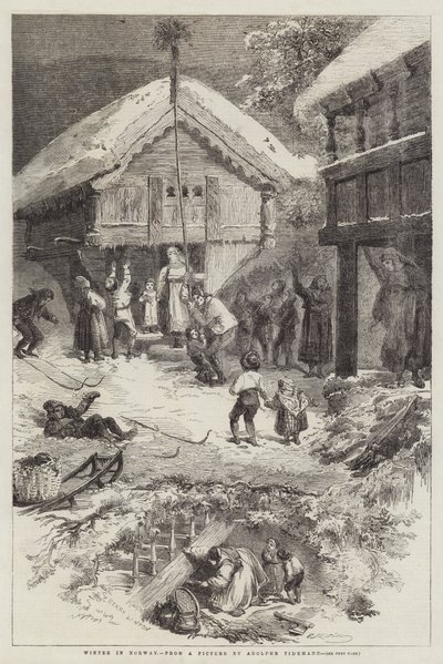 Invierno en Noruega de Edmond Morin